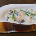 鮭とアスパラのクリーム煮 by KOICHIさん