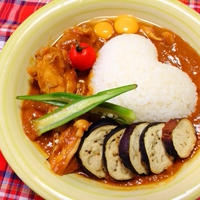 キウイ風味のブランデーキウイに漬け込んで…カレー