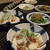 鶏むね肉の梅煮とカリカリじゃこの小松菜炒め