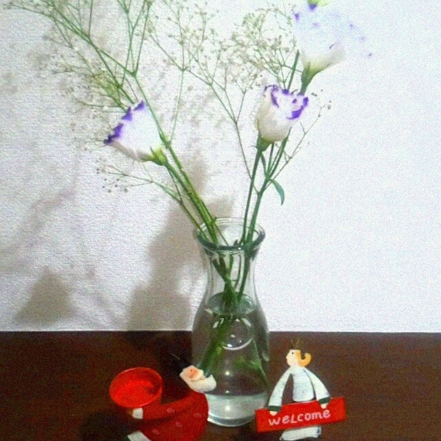 お花屋さんにて