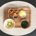 【離乳食完了期】彩り鷄そぼろ丼&大根と人参と椎茸の煮物