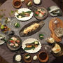 「魚久」さんの粕漬けのお魚の夜ごはんと「栗きんとん」と「笹だんご」