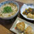 うどん＆掻き揚げ＆焼きおにぎり　と　弦楽四重奏の生ライブ♪