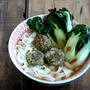 Asian Noodle Soup with Meatballsフォー風ヌードルスープ