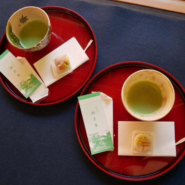 北山山荘のお茶席#今日のおやつはこれ