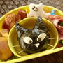 とっても簡単★黒猫のデコおにぎり弁当♪