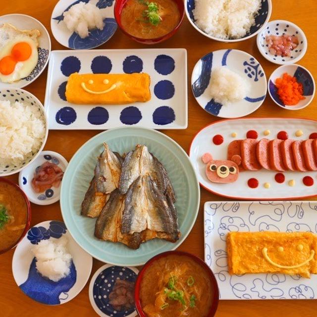 ベビーハムくまちゃん＊和食で朝ごはん