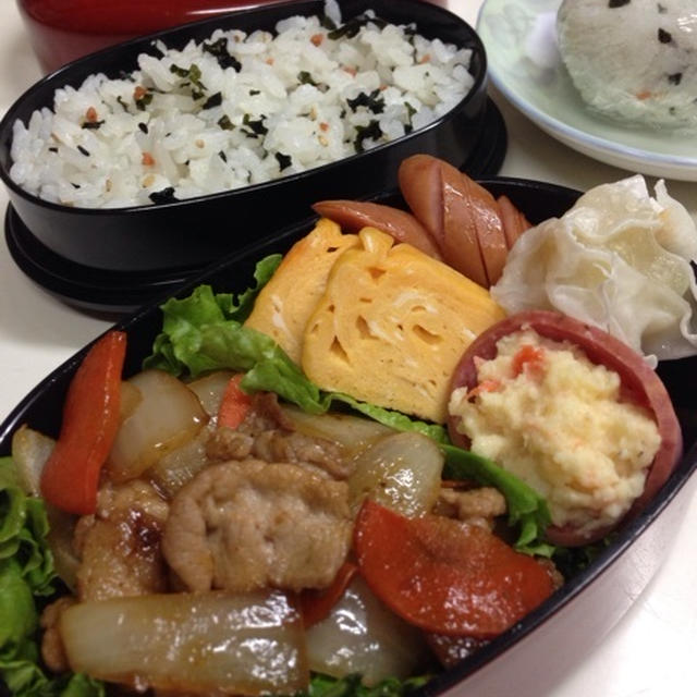 野菜焼き肉弁当（笑