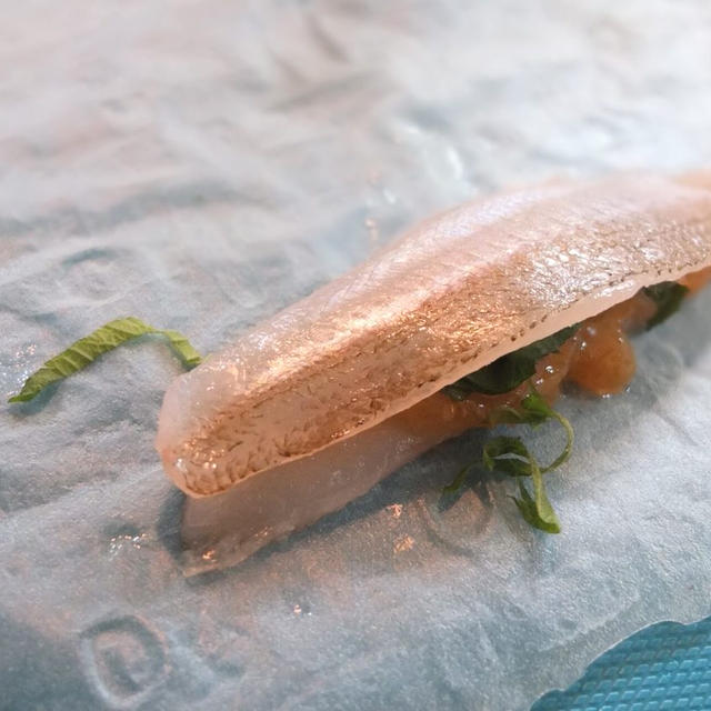 こめ油で上品！鱚の梅紫蘇春巻き