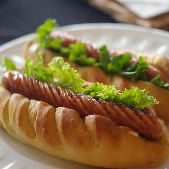 ヴィエノワでホットドッグ