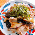 豚バラとなすの炒め物
