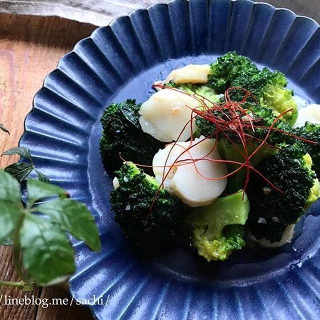 ホタテとブロッコリーの塩あんかけ炒め♡【#簡単レシピ#おかず】