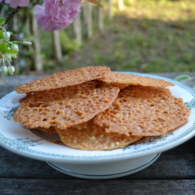 Almond Lace Cookies アーモンドレースクッキー