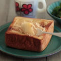 休日ブランチ　ハニーバターきな粉トースト