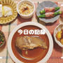 カレイの煮付け献立