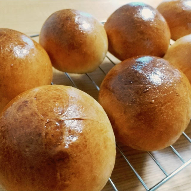 バンズ焼いたのと、あつ森再現メニュー