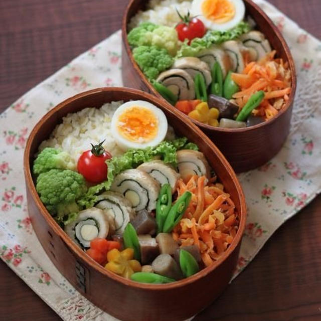 ヘアカットの日？ ✿ 今日のbento＆昨日の晩ご飯(๑¯﹃¯๑)♪