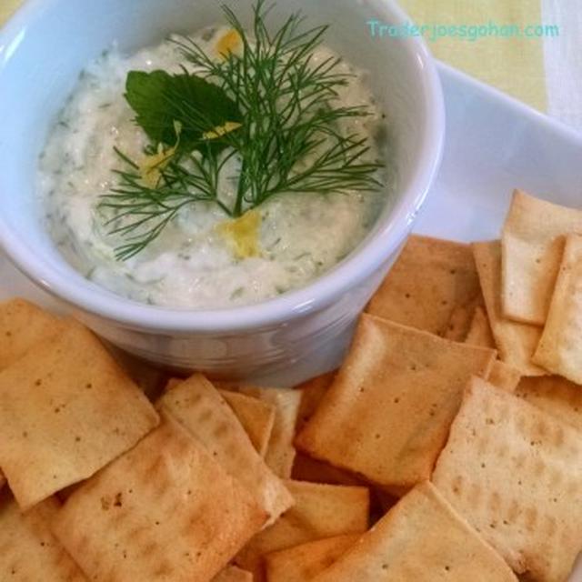 トレーダージョーズのグリークヨーグルトでタジキソース　Tzatziki/Greek Yogurt Cucumber Sauce