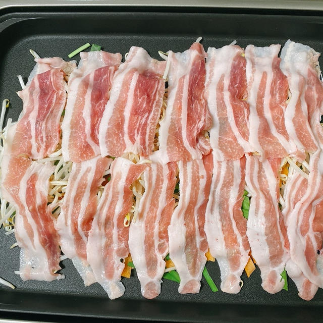 ホットプレートで超簡単夕ご飯♡