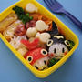 おさかなの着ぐるみキャラ弁当