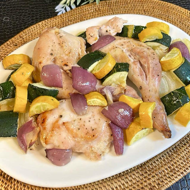 【レシピ】放り込んで焼くだけ！丸鶏＆野菜でごちそうディナー