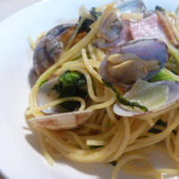 ボンゴレと春キャベツのダシたっぷりパスタ