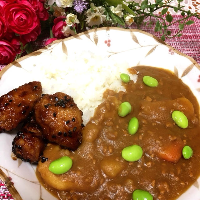 カレー  やみつききゅうり！