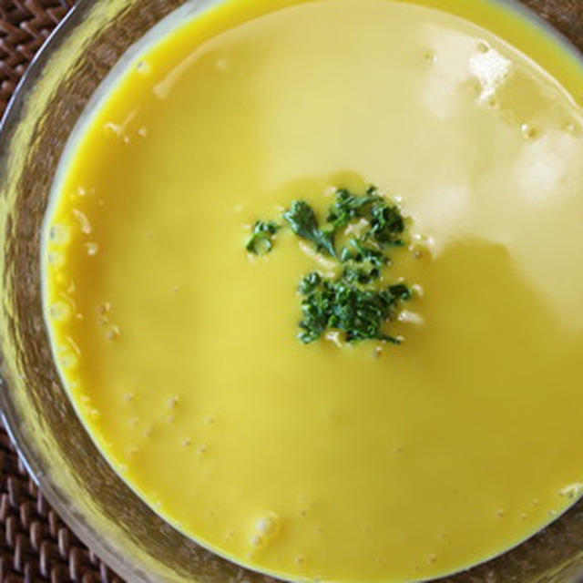 365日汁物レシピNo.217「かぼちゃの冷製スープ」