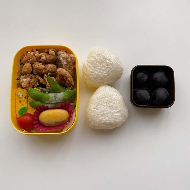 あいさつ運動とお弁当!!