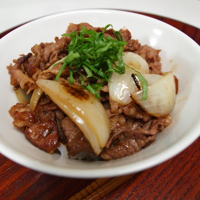 牛肉のバターしょうゆ丼