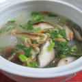 「桜海老と冬瓜のスープ」