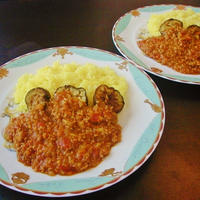 ターメリックライスｄｅキーマーカレー