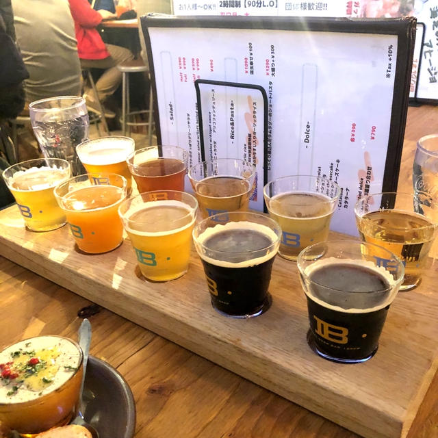 47+1種のクラフトビア飲み比べが楽しい〜