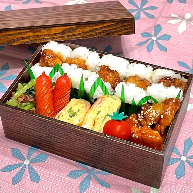 【お弁当】100均の弁当グッズと冷食も活用で簡単お弁当