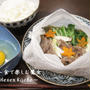 電子レンジde楽々★1人すき焼き？！すき焼き風・牛肉と野菜の紙包み蒸し