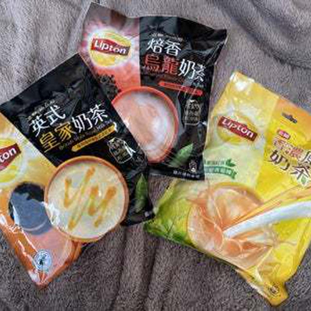 【台湾お土産】カルフールで購入台湾リプトンミルクティー