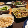 きゅうりのアジア風サラダ＆鱈と浅蜊の香り蒸し＆小松菜炒め