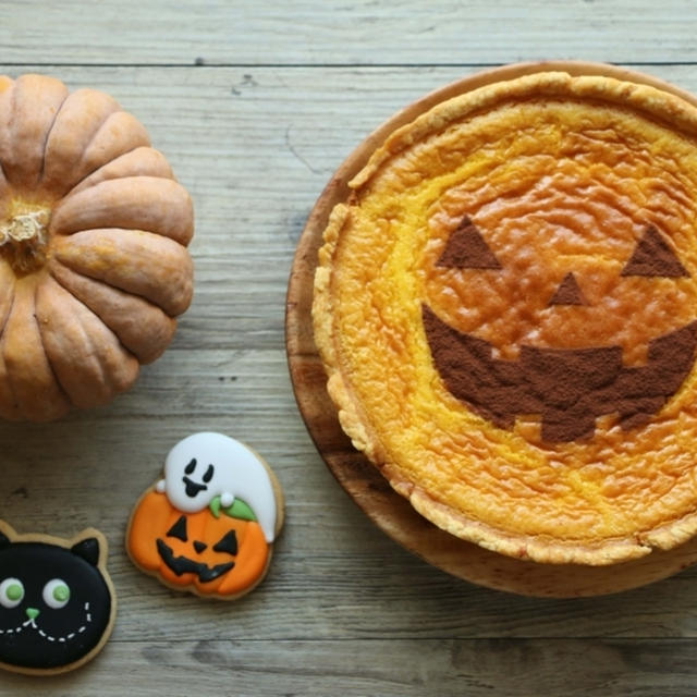 かぼちゃのチーズケーキ　～ハロウィン仕立て～