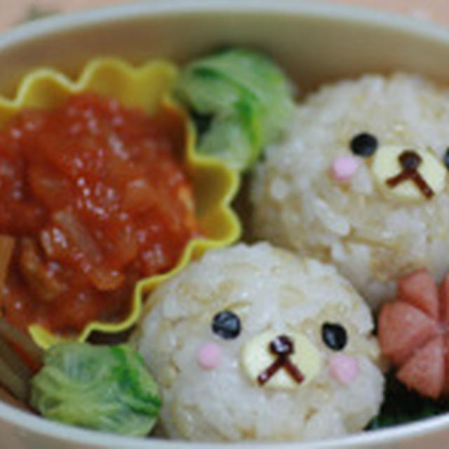 ゴマちゃん弁当ときのこハンバーグ