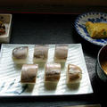 秋刀魚寿司で朝ごはん