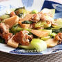 ミツカン追いがつおつゆ＆酢で作る”ほど塩”豚こまと青梗菜の炒め物Stir fried pork....