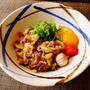 恒例　年明けうどん☆釡玉うどん牛肉牛蒡時雨煮写真は一発勝負♪☆♪☆♪