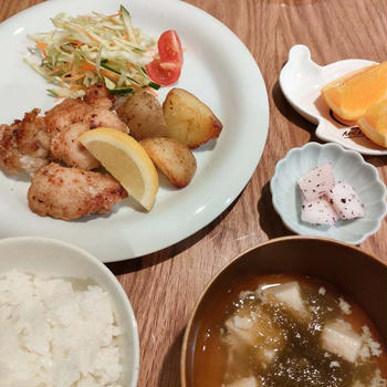 塩唐揚げ。