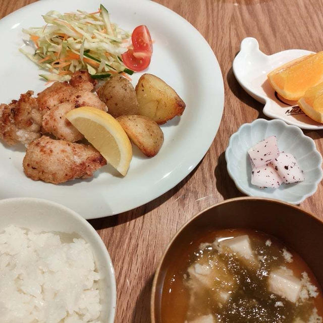 塩唐揚げ。