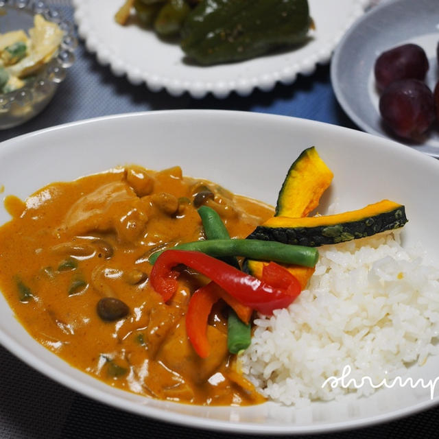 いんげんたっぷり♪バターチキンカレーとかまってちゃん。