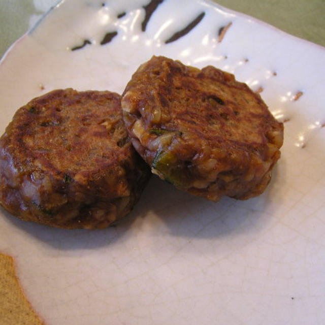 かぼちゃとご飯のモッチリお焼き