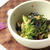 夜カフェ☆わさび菜としめじの海苔和え(レシピ)