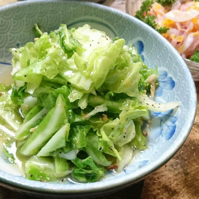 春キャベツとサクサクしょうゆアーモンド