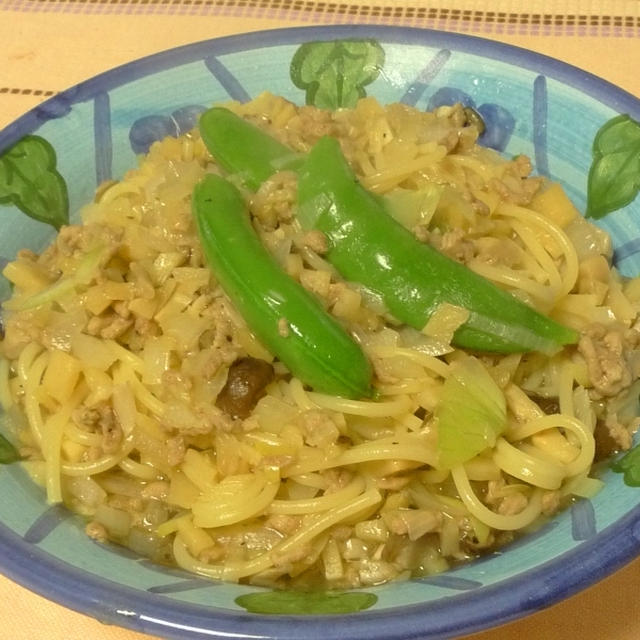 中華風ミートソーススパゲッティー