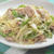 サッパリ＆爽やか〜フライパン蒸しで簡単！セロリとピーマンの塩レモン焼きそば。
